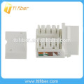 90 Graus UTP Cat6 Keystone Jack, Dupla IDC Cat6 Jack Para Cat6 Patch Painel